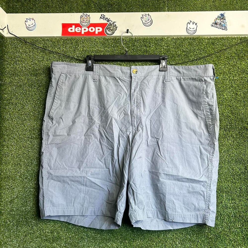 Columbia-sportswear Men's Grey and Blue Shorts